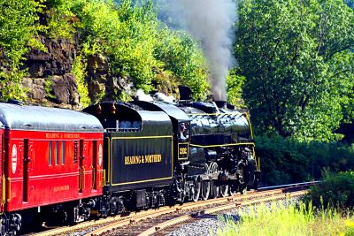 Free Downloadable Reading & Northern 4-8-4 Train Puzzle
